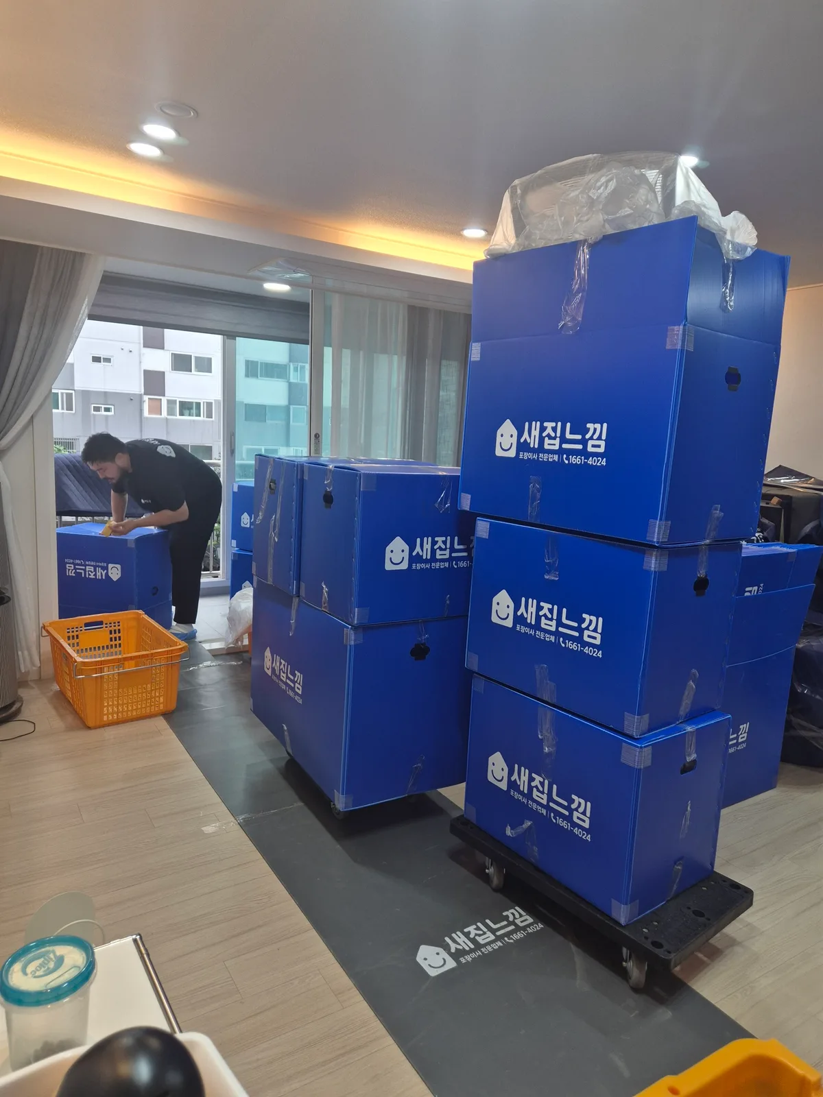 안산 새집느낌 전용 이사 박스·크레이트 적재